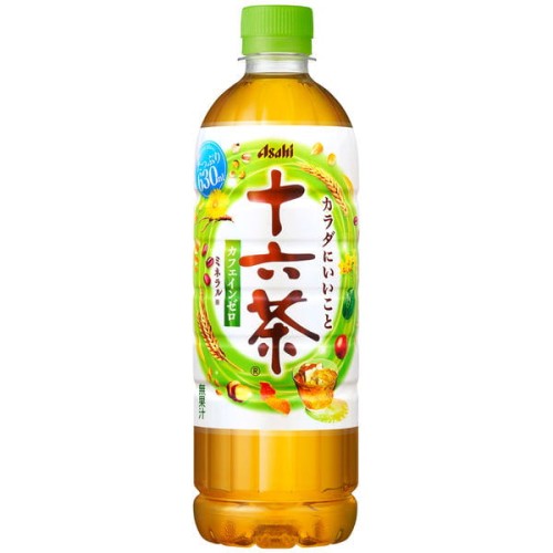 Asahi Jurokucha Tea with 16 Herbal Ingredients 600ml