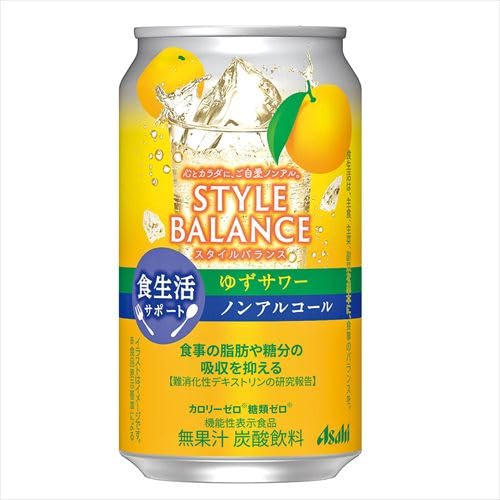 Asahi Style Balance Non Alcoholic Yuzu Sour Mocktail 350ml