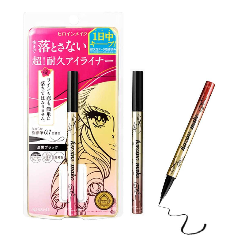 kissme Heroine Make Prime Liquid Eyeliner Rich Keep 01 black