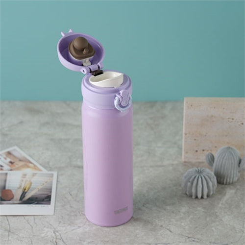 Thermos Water Bottle Vacuum Insulated Mobile Mug 500ml Lavender JNL-505 LV