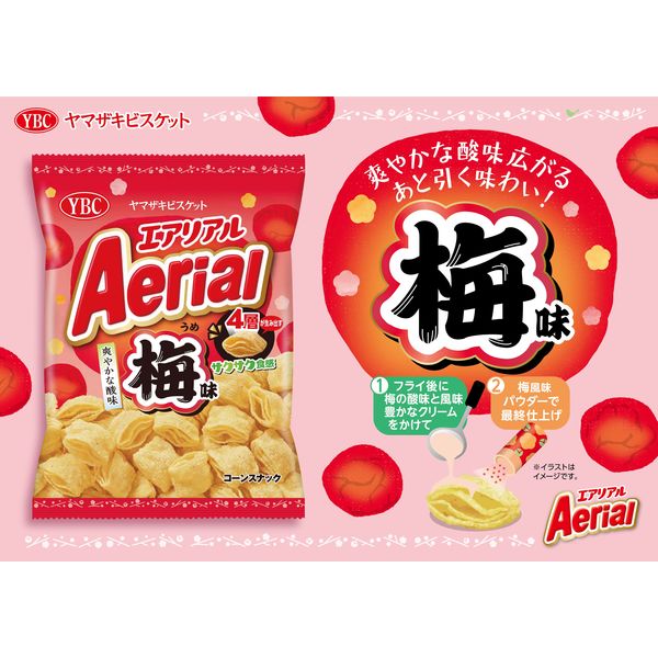 Aerial Refreshing Sour Plum Flavor 4 Layer Corn Snack