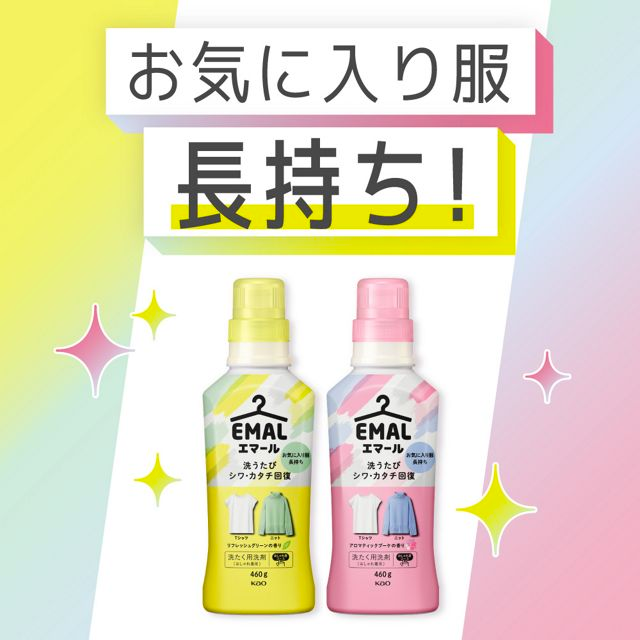 KAO Emal Delicate Care Laundry Detergent Aromatic Bouquet Scent 460g