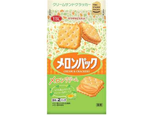 YBC Sandwich Cookie Melon Flavor 16pcs