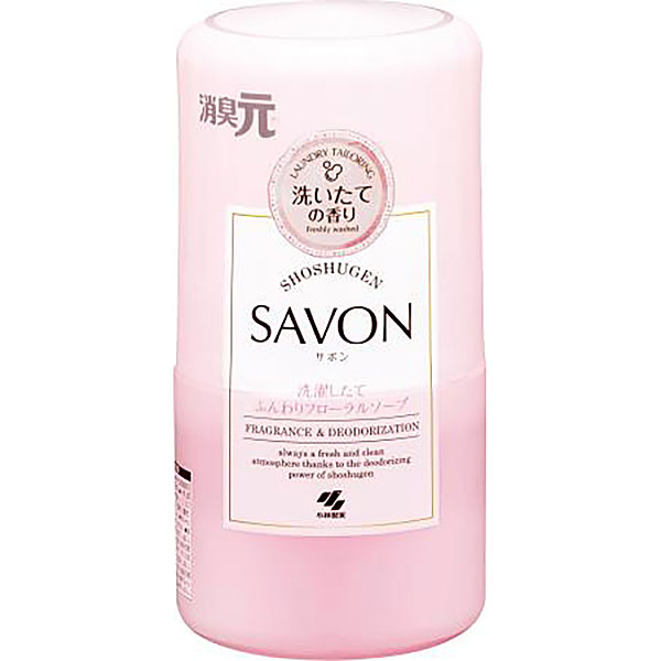 Kobayashi Pharmaceutical Savon Room Fragrance and Deodorizer Floral Soap 400ml