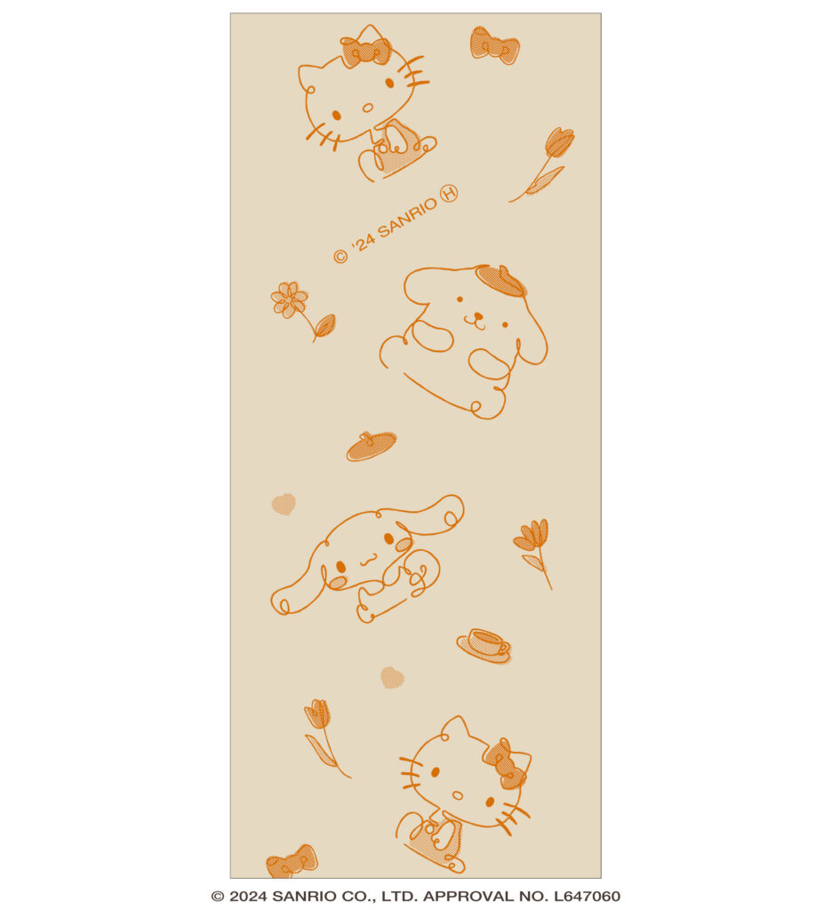 Marutomi Sanrio Characters Natural Toilet Papers 2-ply 12pcs
