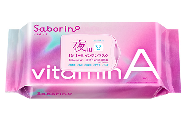 BCL Saborino Vitamin A Night Mask 30 Sheets