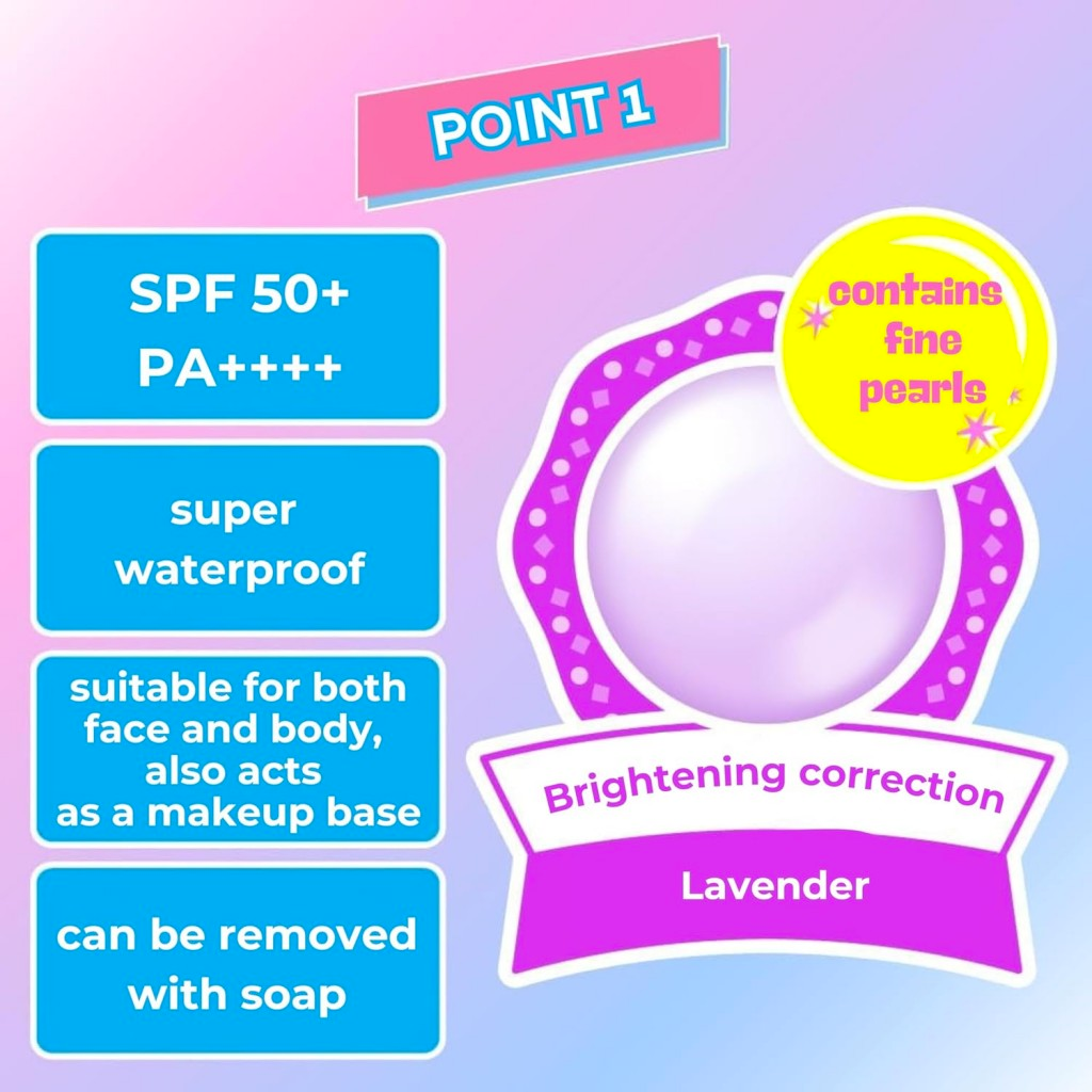 Rohto Skin Aqua Tone Up UV Essence Powerpuff Girls Limited Lavender 80g SPF50 PA++++