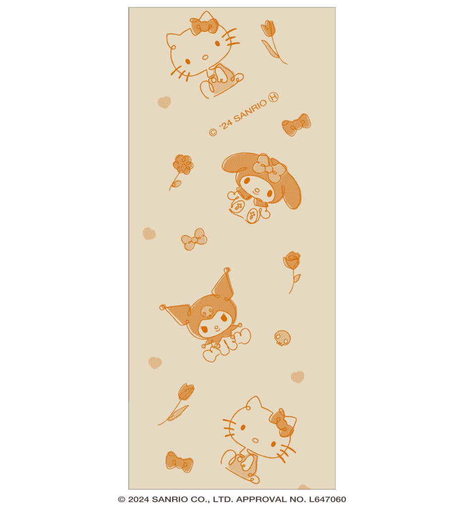 Marutomi Sanrio Characters Natural Toilet Papers 2-ply 12pcs