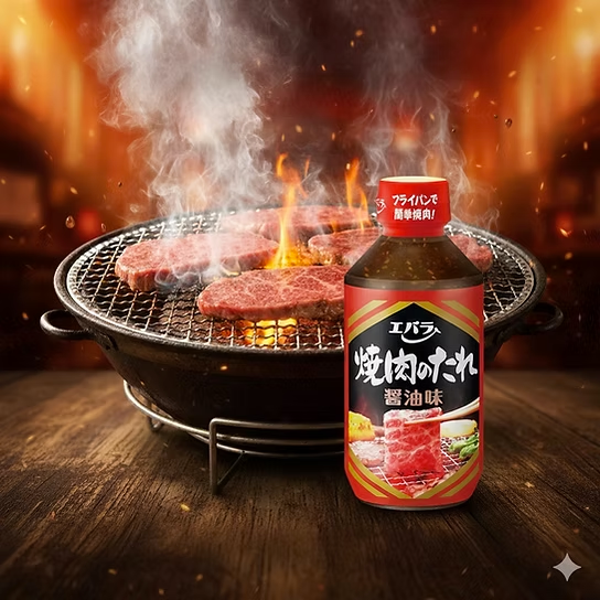 EBARAFOODS Yakiniku BBQ Sauce Soy Sauce Flavor 300g