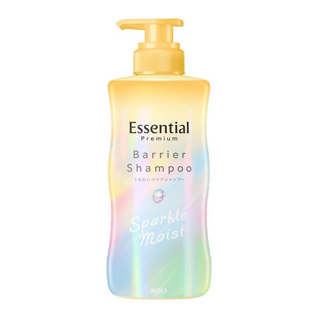 KAO Essential Premium Moisture Barrier Shampoo Sparkle Moist 450ml