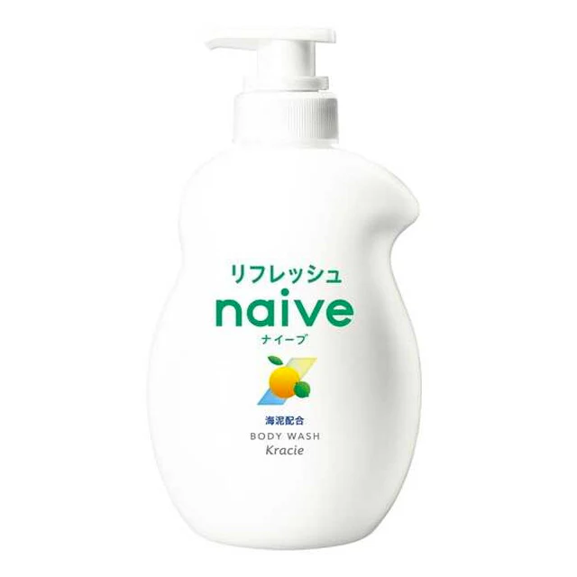 Kracie Naive Shower Gel Fresh Oil Control Grapefruit Lime Scent 530ml