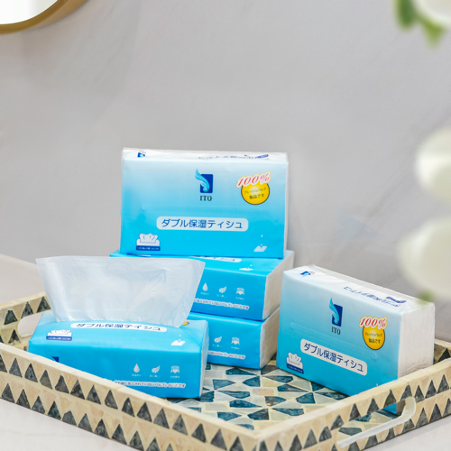 ITO Double Moisturising Tissue 3-Ply 120 sheets x 6pcs