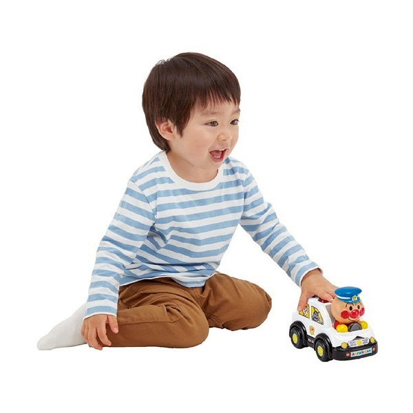 Anpanman Police Car Toy With Lights And Sound Effects Toy For Kids Age 1.5+