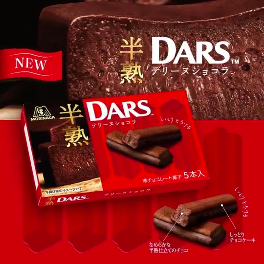 Morinaga Half Baked Cakes Chocolate Flavor 5Pcs