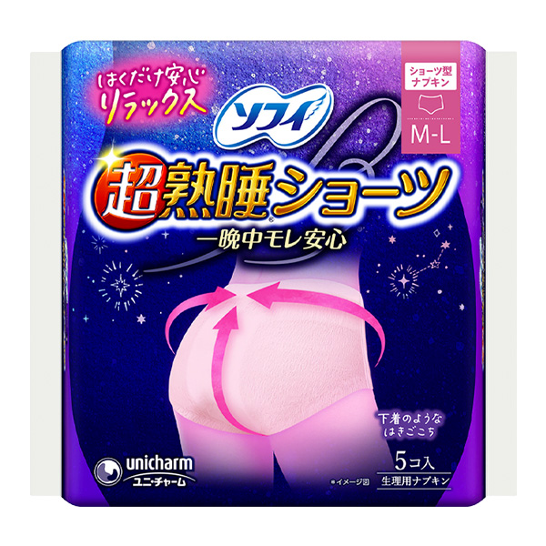 Unicharm Sofy Super Sleep Pants M-L 5pcs