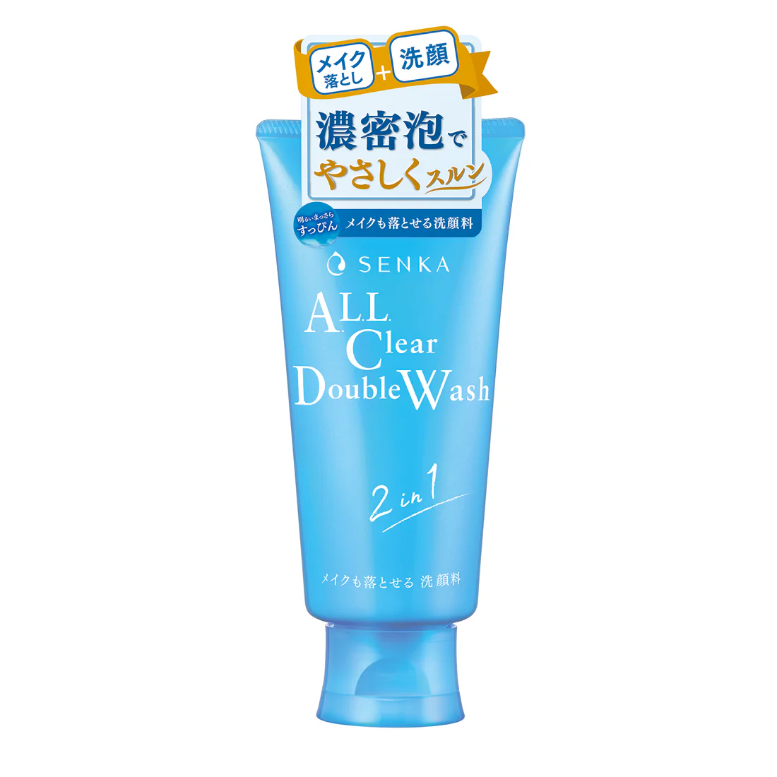 Shiseido Senka Perfect Whip All Clear Double Wash 2-in-1 120g