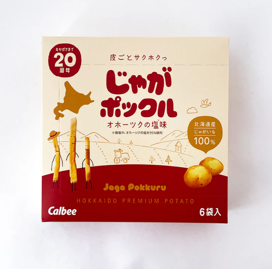 CALBEE Potato Farm Hokkaido Premium Potato 18g x 6pcs