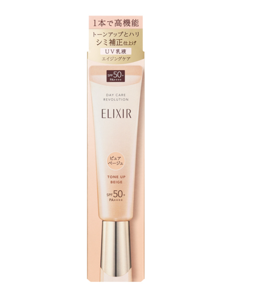 Shiseido Elixir Superior Daycare Revolution Tone-Up Beige SPF50+ PA++++ 35g