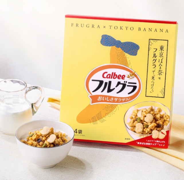Tokyo Banana x Calbee Frugra Cereal - Banana 4pcs