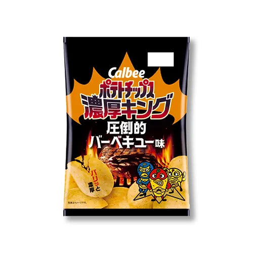 CALBEE Rich King Intense BBQ Flavor Potato Chips 55g