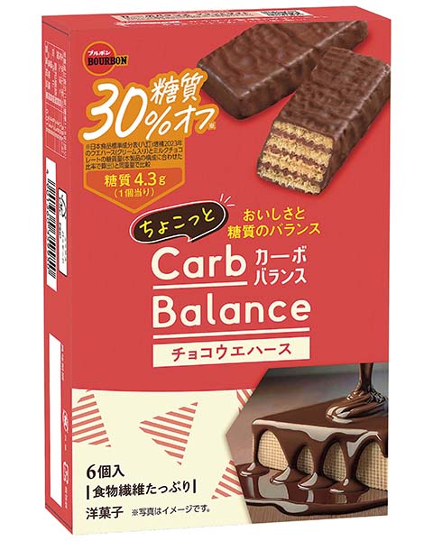 bourbon balanced chocolate wafer 6pcs