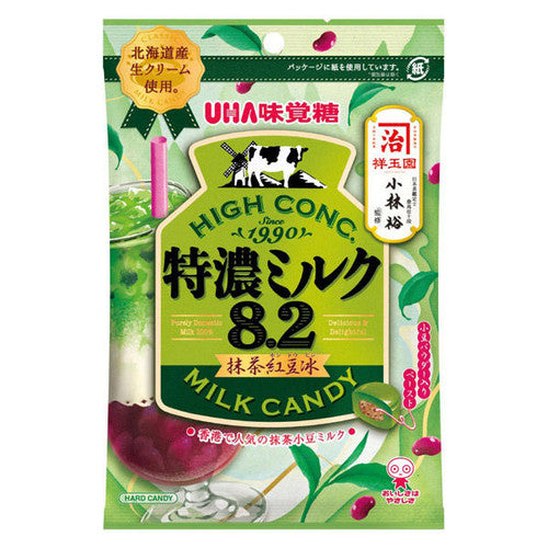 UHA Extra Strong 8.2 Matcha Red Bean Ice Milk Candy 70g