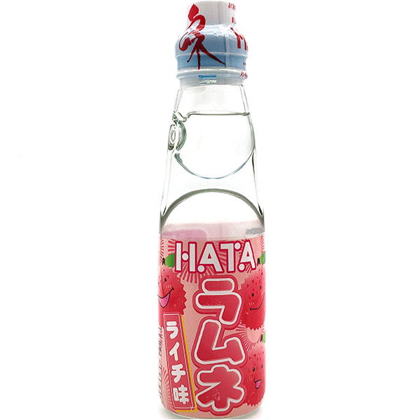 Hatakosen Ramune Soda lychee Flavour 200ml