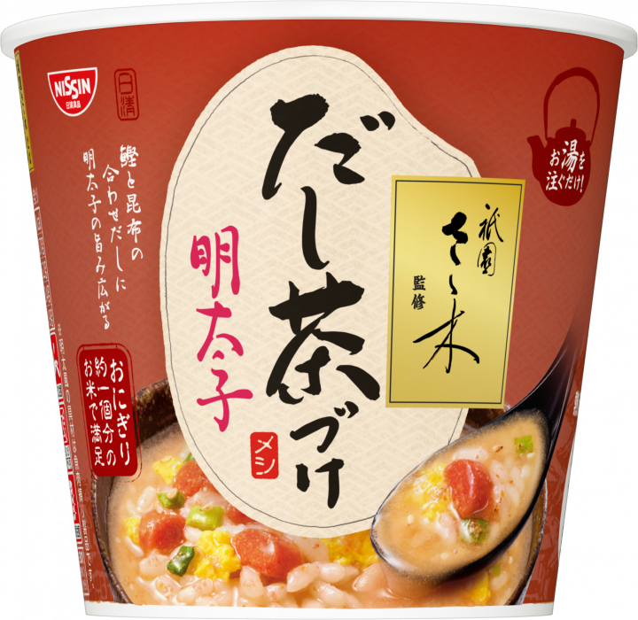 Nissin Dashi Chazuke rice with dashi broth with Mentaiko spicy cod roe 60g