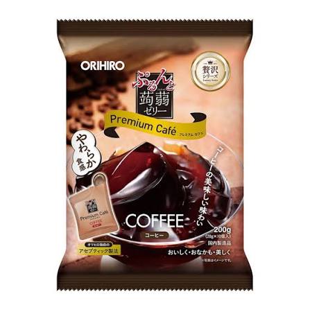 ORIHIRO Konjac Jelly Granules 10pcs Zousawa Coffee 200g