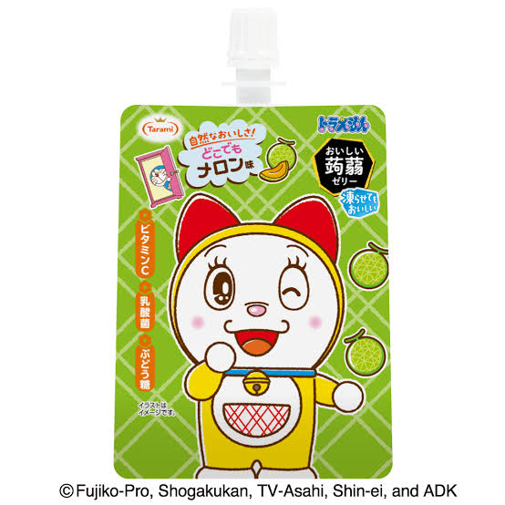 Tarami Doraemon Delicious Konjac Jelly Melon Flavor 130g