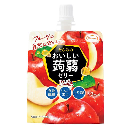 Tarami Delicious Konjac Jelly, Apple Flavor 150g