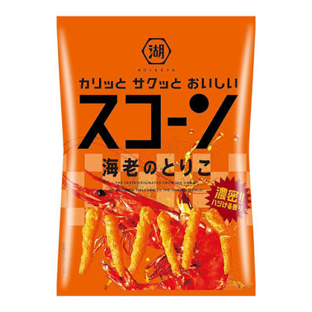 KOIKEYA Scorn Corn Crisps Shrimp Flavor 70ｇ