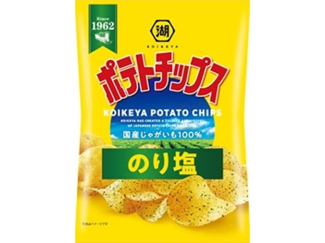 Koikeya Potato Chips, Seaweed Salt Flavor 55g