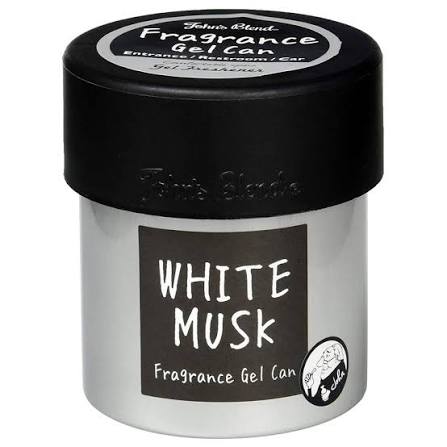 John's Blend Fragrance Gel Can White Musk Scent 85g