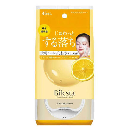 Bifesta Micellar Cleansing Sheet Perfect Glow 46p