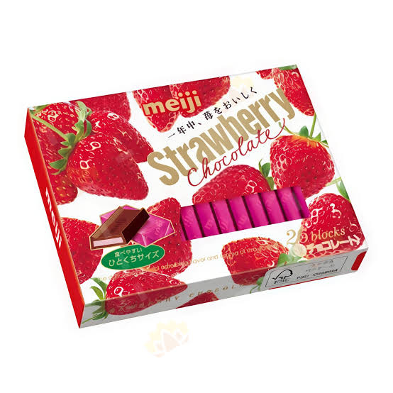 Meiji Strawberry Chocolate Box 26 pieces