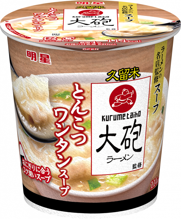 Myojo Taiho Ramen Supervised Tonkotsu Wonton Soup 28g