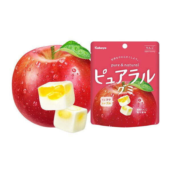 KABAYA Pureal Fruit Gummy Apple Flavor 45g