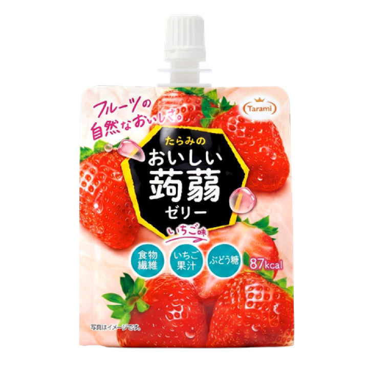 Tarami Delicious Konjac Jelly Strawberry Flavor 150g