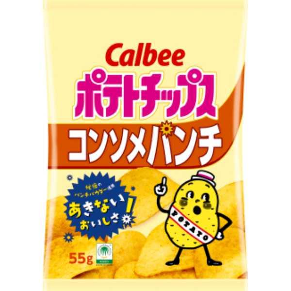 Calbee Potato Chips Consomme Punch 55g