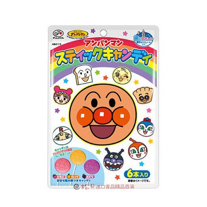 Fujiya Anpanman Stick Candy 6 sticks