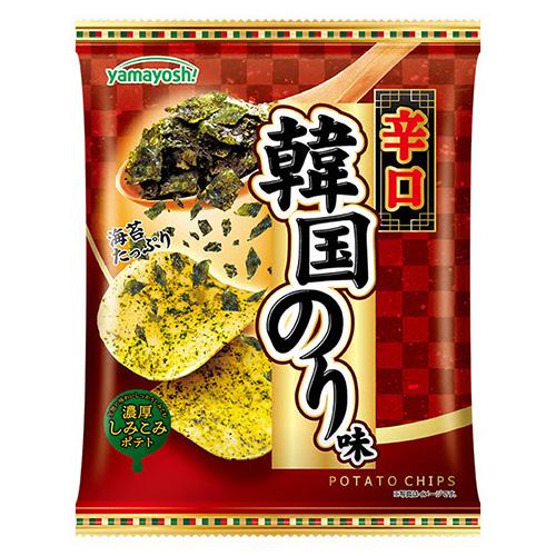Yamayo Potato Chips Spicy Korean Seaweed Flavor 55g