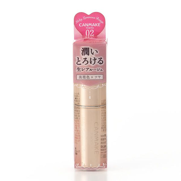 CANMAKE MELTY LUMINOUS ROUGE 02 PINKY RED 3.8g