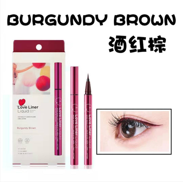 Love Liner  liquid eyeliner Burgundy brown  lover liner 眼线液笔 酒红棕 - 椿 CHUN