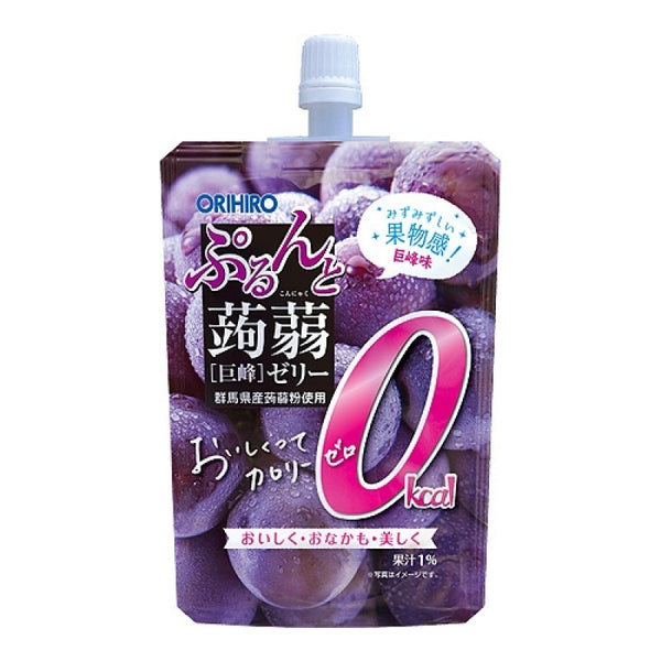 ORIHIRO Konjac jelly zero 0 KCAL grape flavor 130g