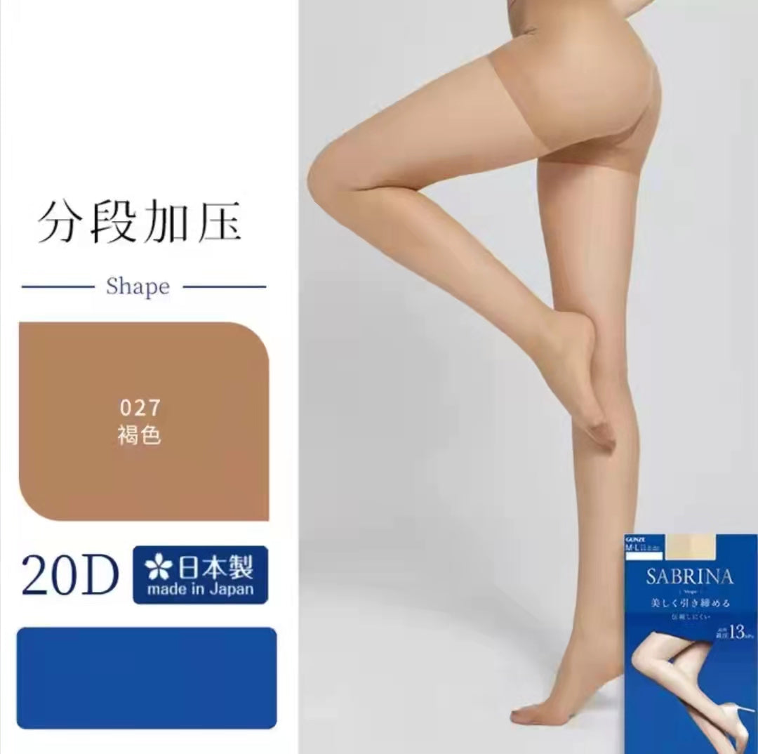 GUNZE SABRINA spring and summer pantyhose shape 027 M-L