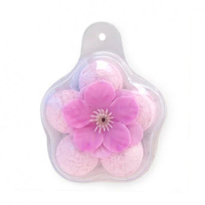 cherry Flower shape Bath salt rose scent 18g