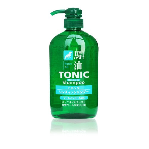 Kumano Horse Oil Tonic Rinse in Shampoo 600ml