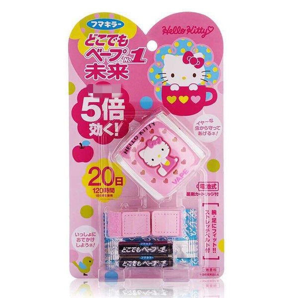 VAPE Insect Repellent Set Hello Kitty (main body+ hange) 20 days （120 hours）