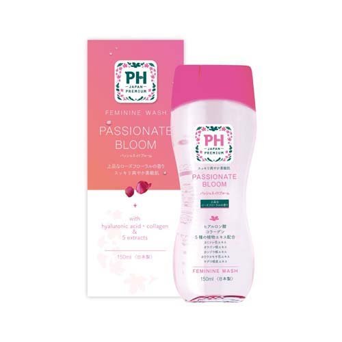 PH female care liquid relieve itching and odor pink rose 150ml